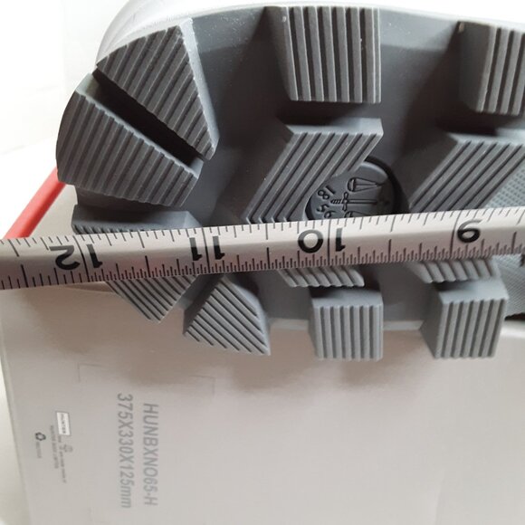 Hunter Commando Glitter Rubber Lug-Sole Snow Boots size 11M Silver/Tundra Gray - Picture 9 of 11